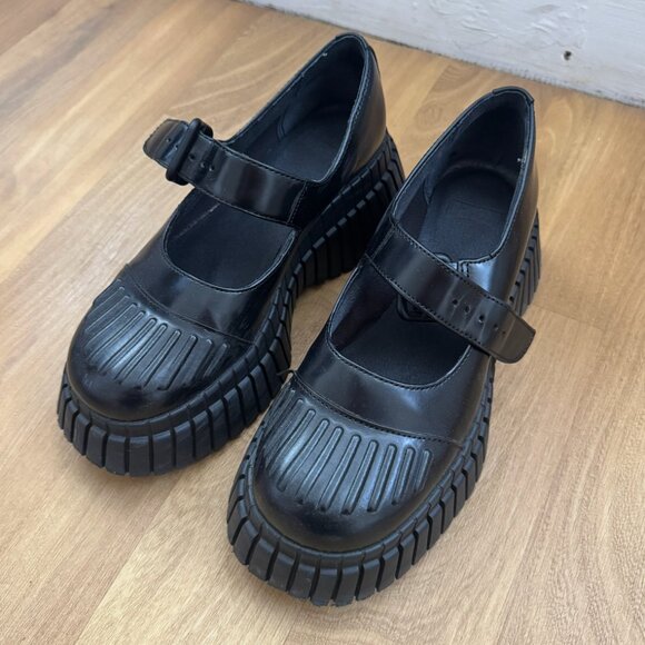 Camper BCN Ballerina Platform Mary Jane in Black - Picture 1 of 5